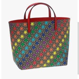 Gucci GG Supreme Rainbow Star Mini Tote